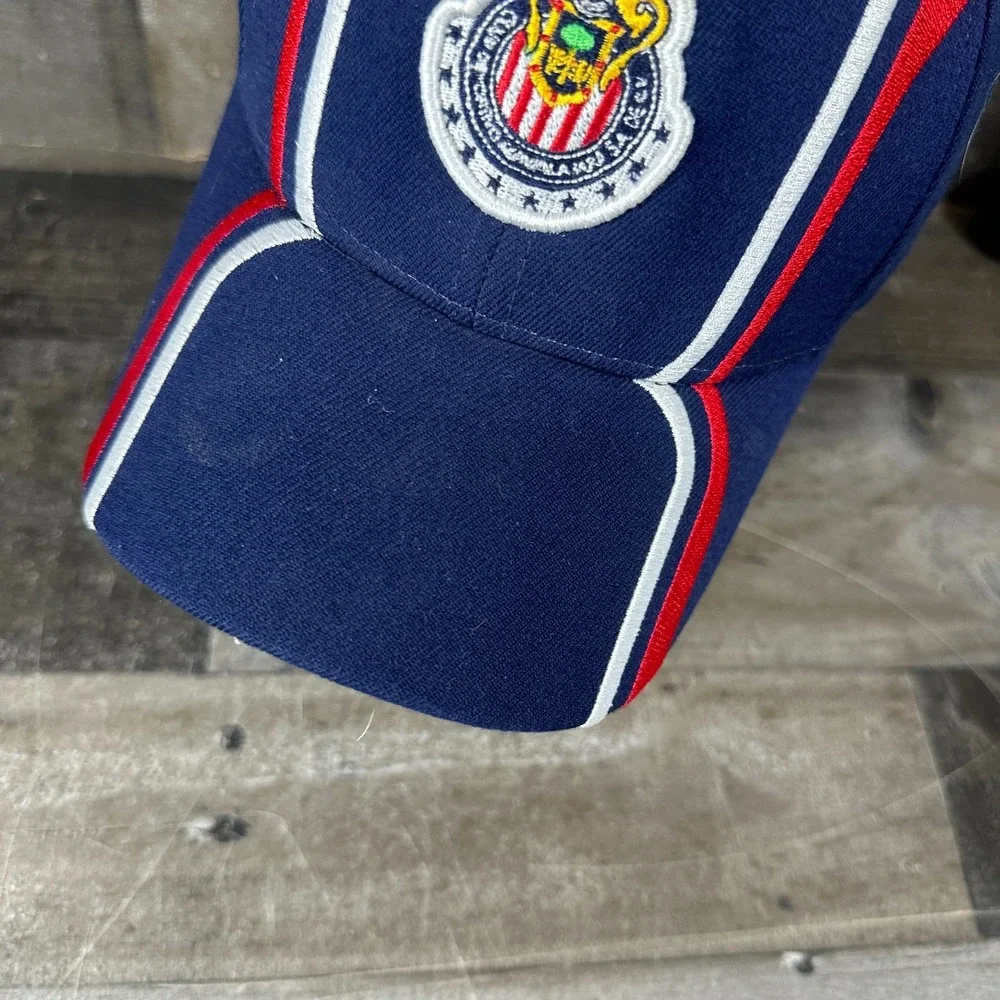 NWT Futbol Chivas De Guadalajara FMF Official Hat Rhinox Adjustable Blue Soccer